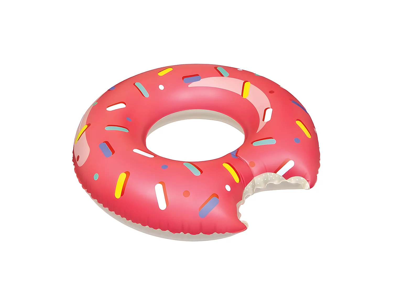 Bouée Gonflable "Donut" 108cm Rose