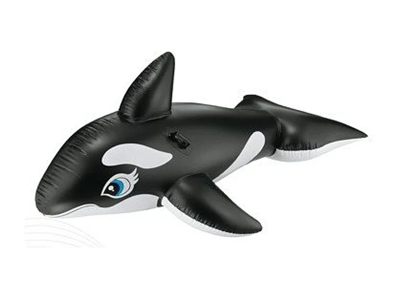 Bouée Gonflable à Chevaucher "Orque" 193cm Noir