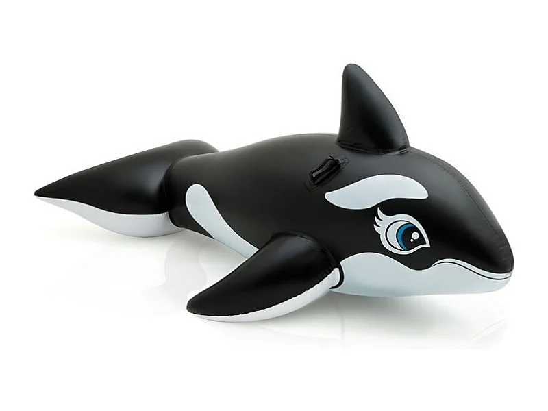 Bouée Gonflable à Chevaucher "Orque" 193cm Noir