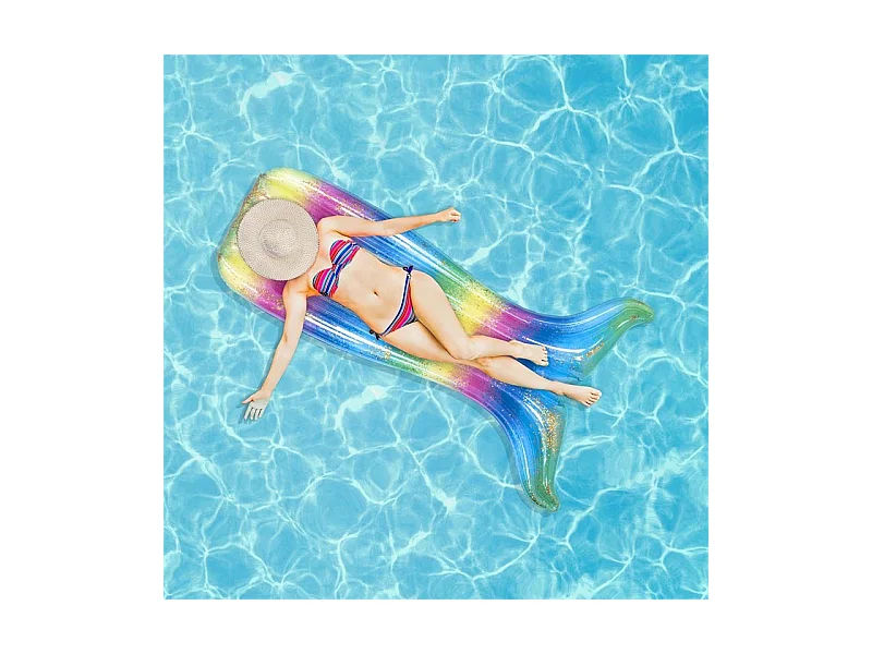 Matelas Gonflable "Sirène" 170cm Multicolore