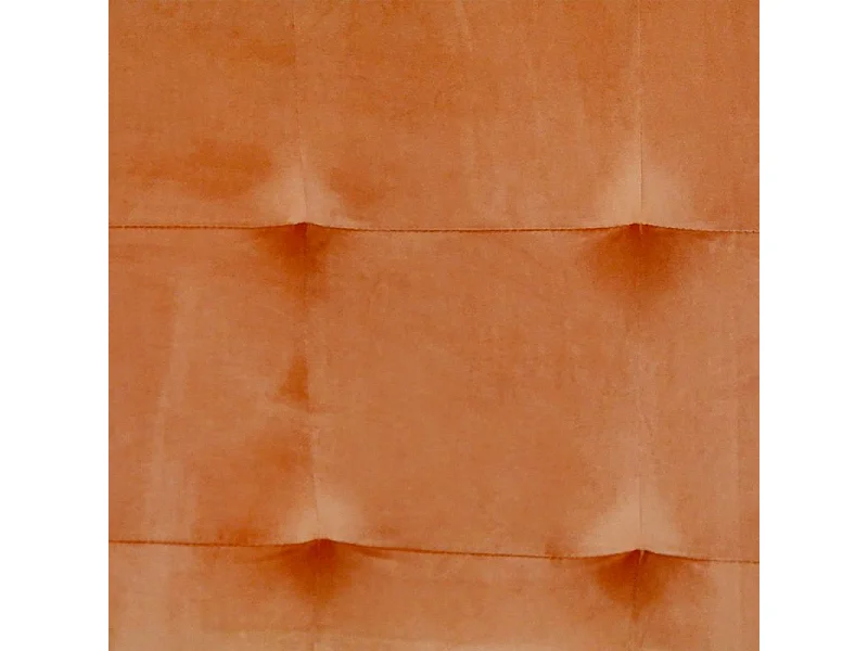 Tête de Lit en Métal & Velours "Adona" 180cm Terracotta