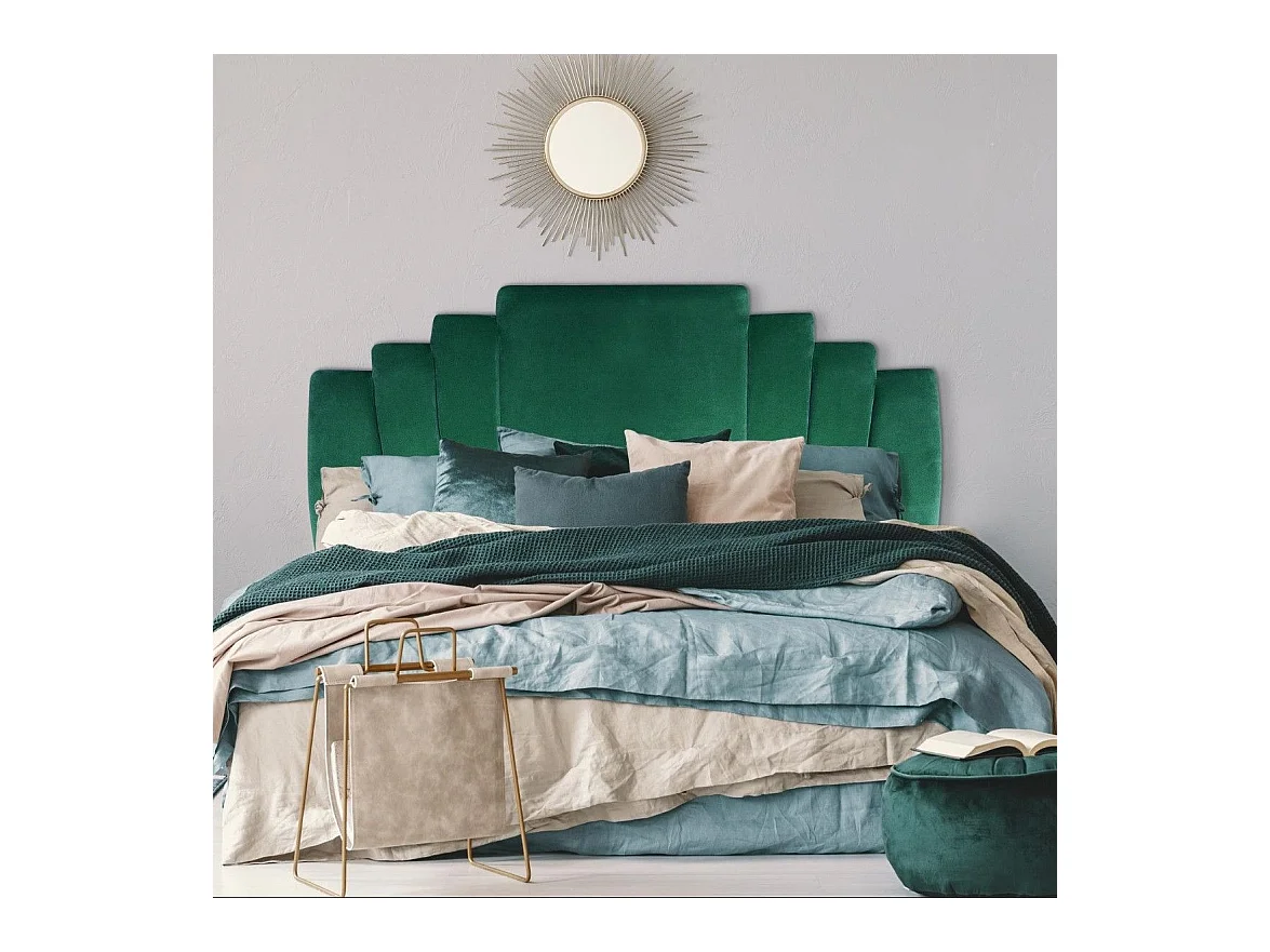 Testiera Arena 180 cm VELLUTO VERDE