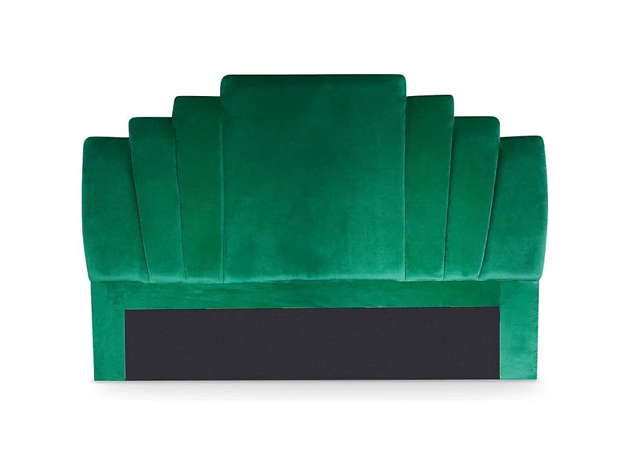 Tête de Lit en Velours "Renaya" 180cm Vert