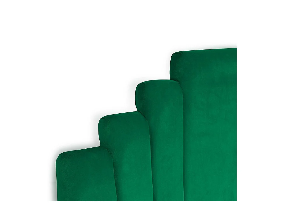 Testiera Arena 140 cm VELLUTO VERDE