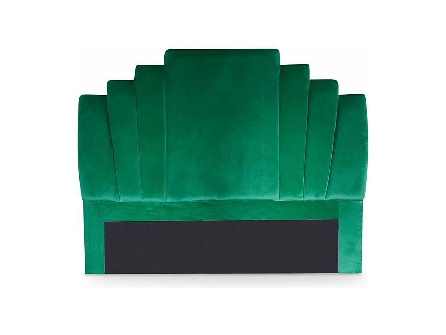 Tête de Lit en Velours "Renaya" 140cm Vert