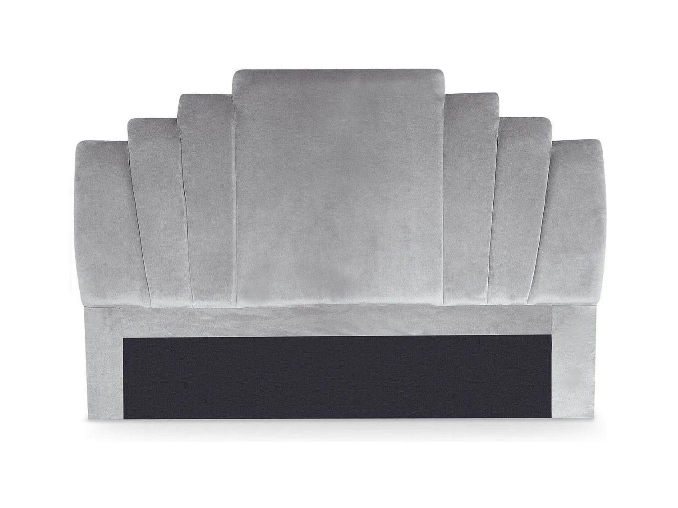 Testiera in Velluto Argento "Renaya" 180cm Elegante e Morbida