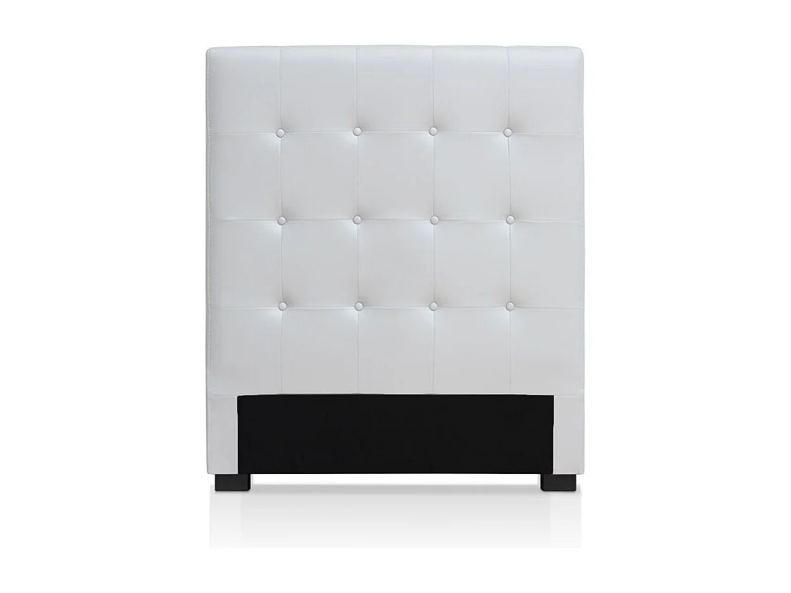 Tête de Lit Capitonnée "Amor" 90cm Blanc