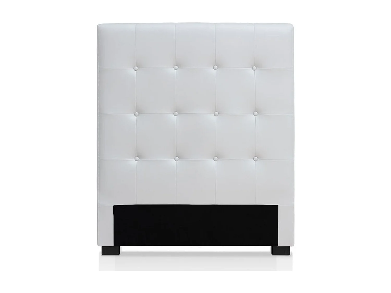 Tête de Lit Capitonnée "Amor" 90cm Blanc