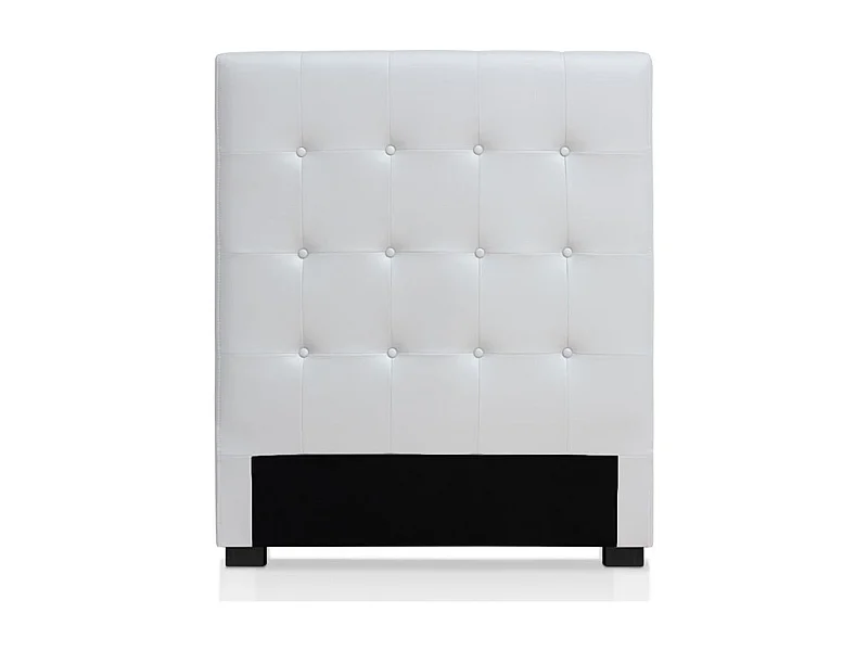Tête de Lit Capitonnée "Amor" 90cm Blanc