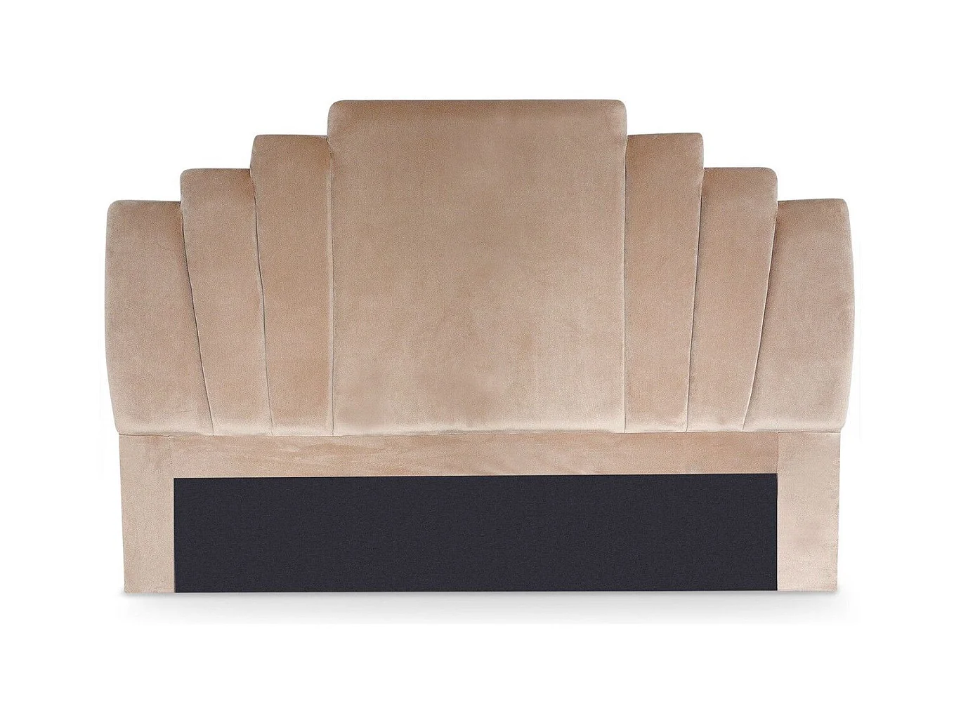 Testata Letto in Velluto Taupe "Renaya" 180cm Elegante & Morbida