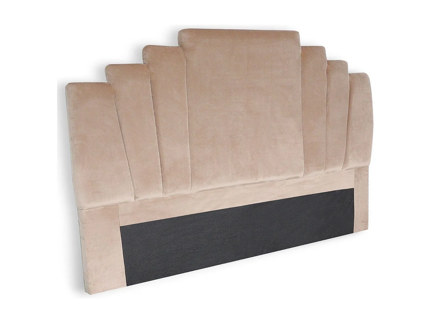 Samt Kopfteil Taupe "Renaya" 180cm Elegant & Weich