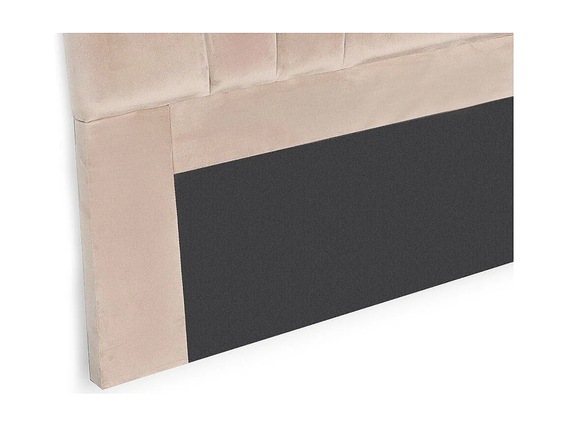 Samt Kopfteil Taupe "Renaya" 180cm Elegant & Weich