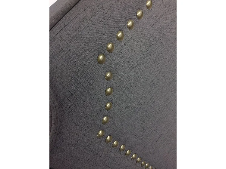 Tête de Lit  Design en Tissu "Selena" 140cm Gris