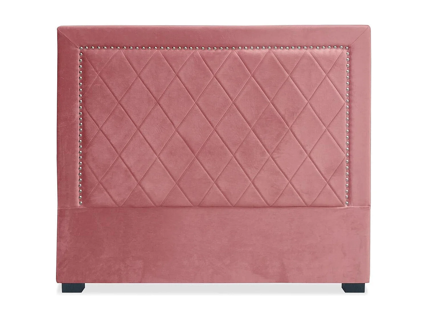 Tête de Lit Design en Velours "Sofia" 140cm Rose