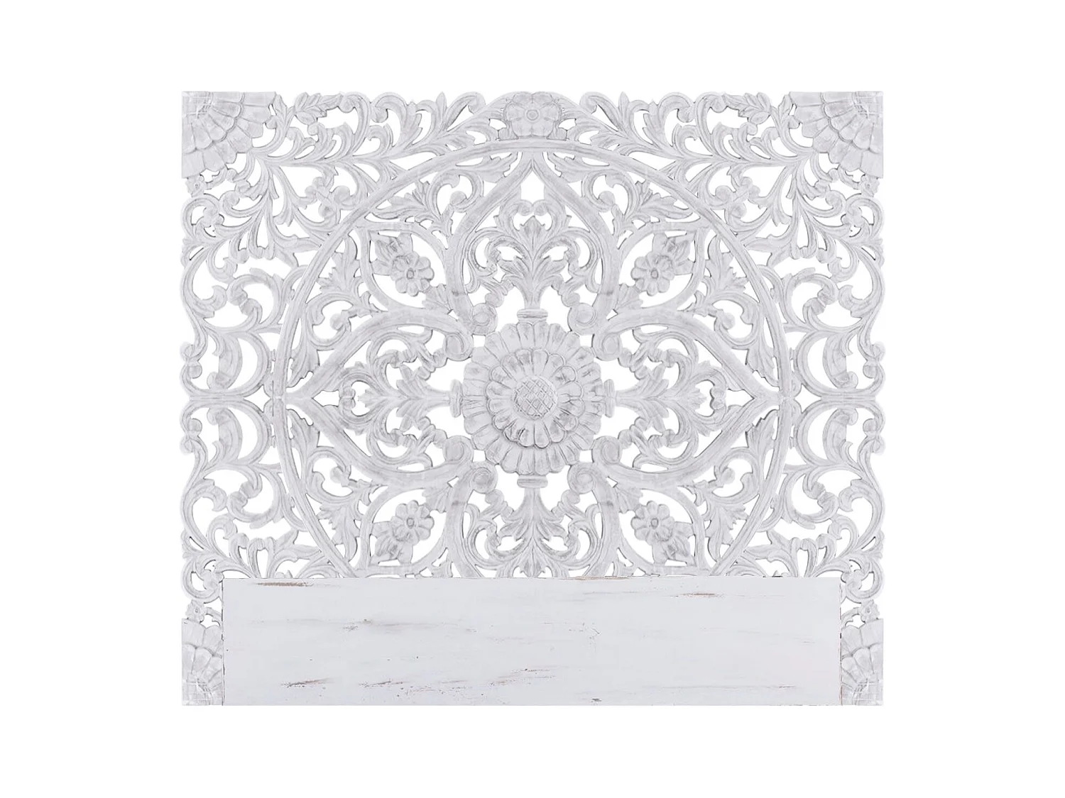 Tête De Lit en Bois "Grisy" 160cm Blanc