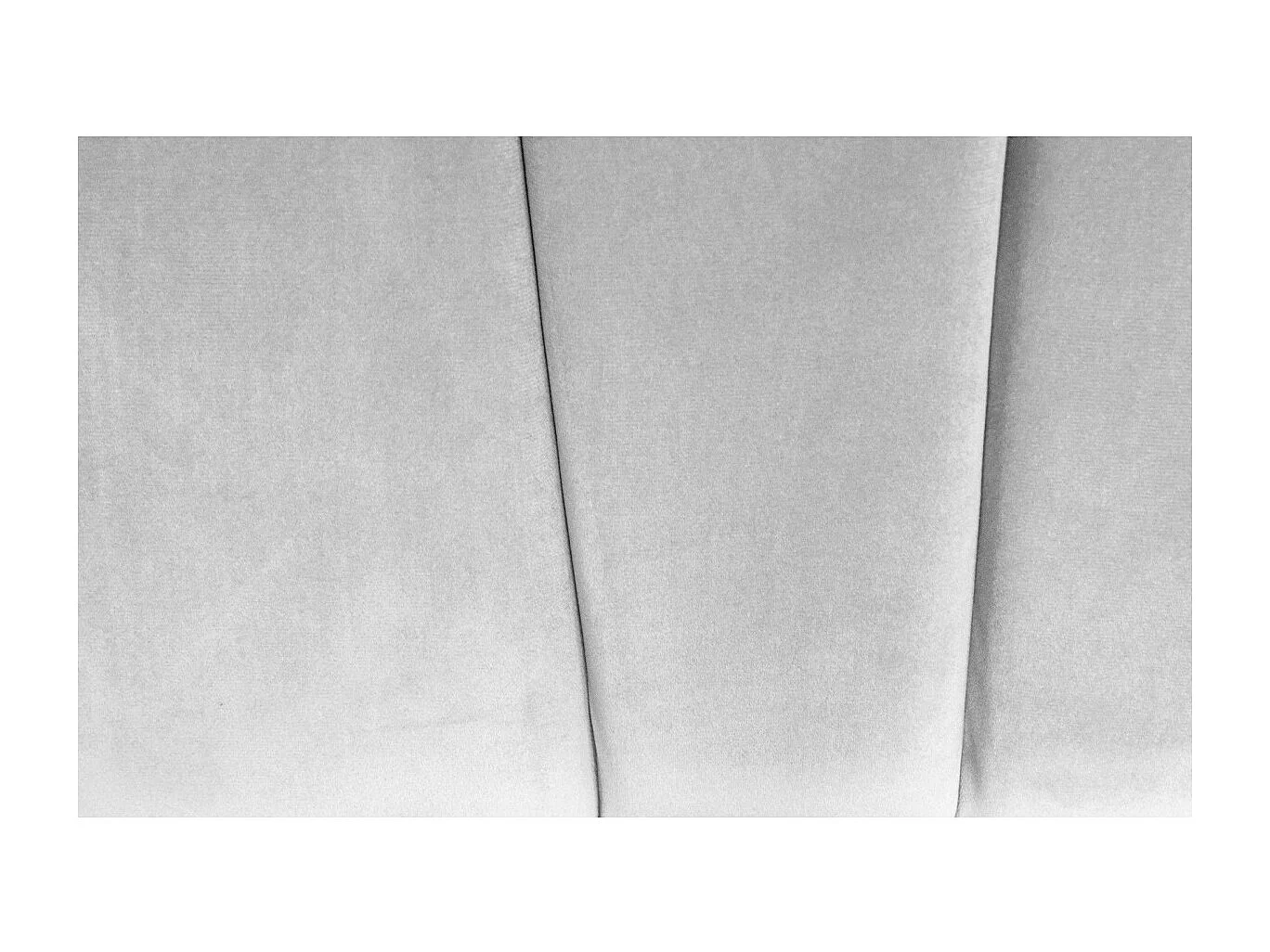 Tête de Lit en Velours "Renaya" 160cm Argent