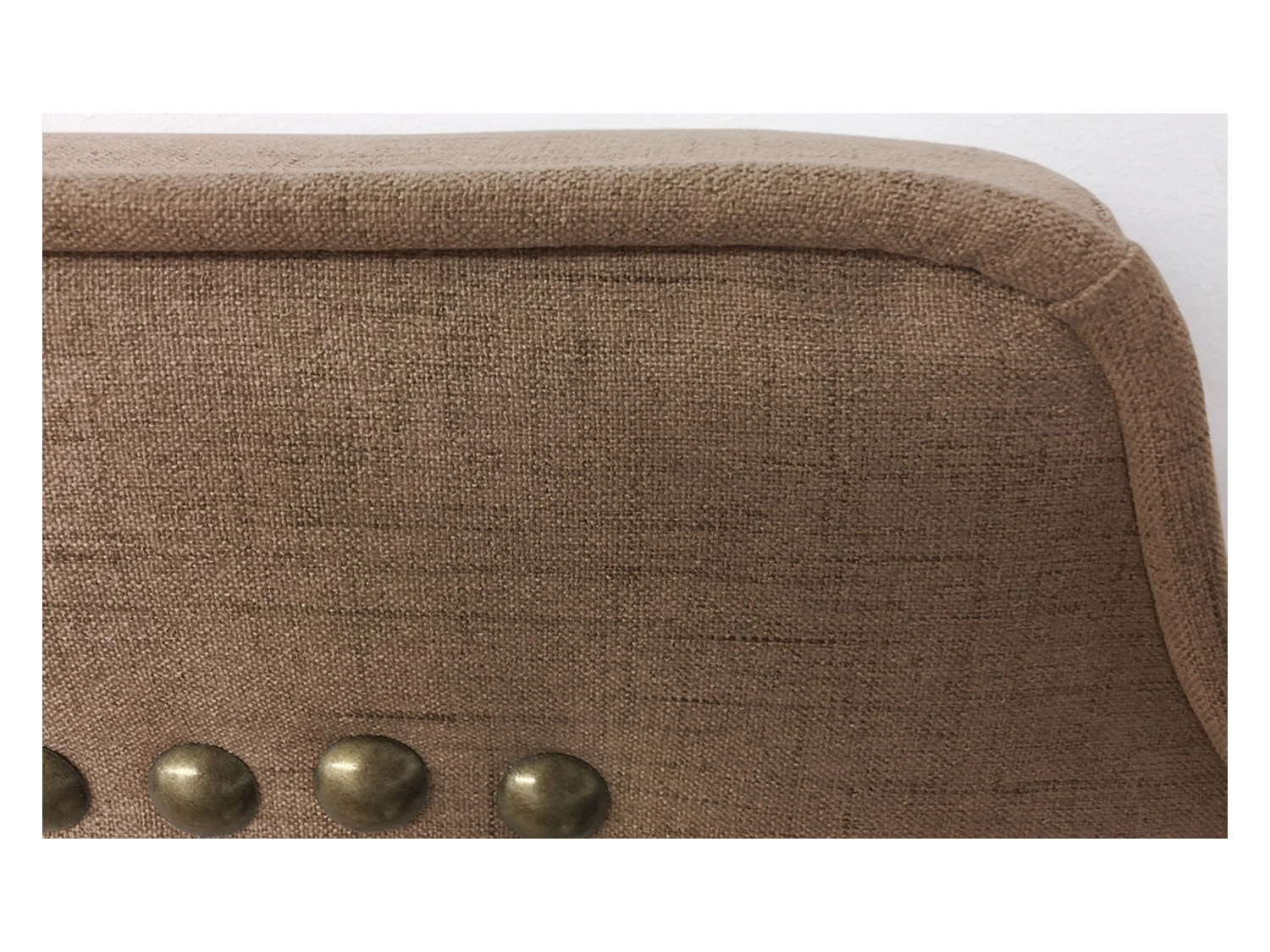 Tête de Lit  Design en Tissu "Selena" 140cm Taupe