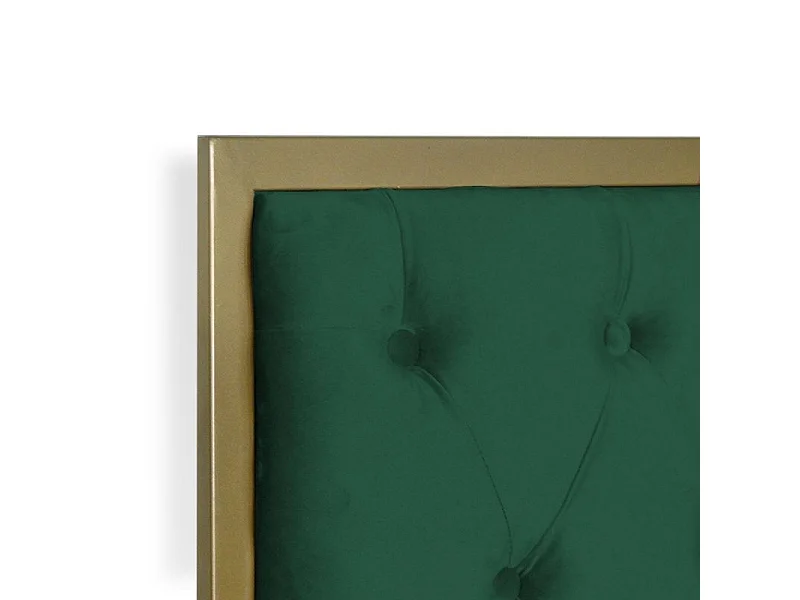 Tête de Lit Design en Velours "Riella" 160cm Vert