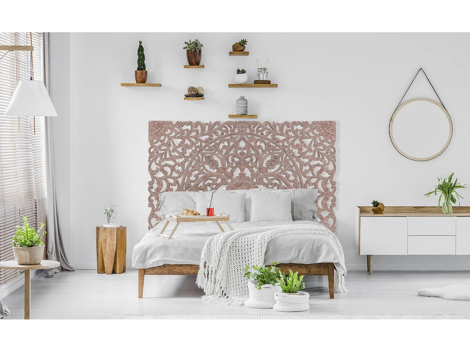 Tête de lit Serena 180cm Bois Marron