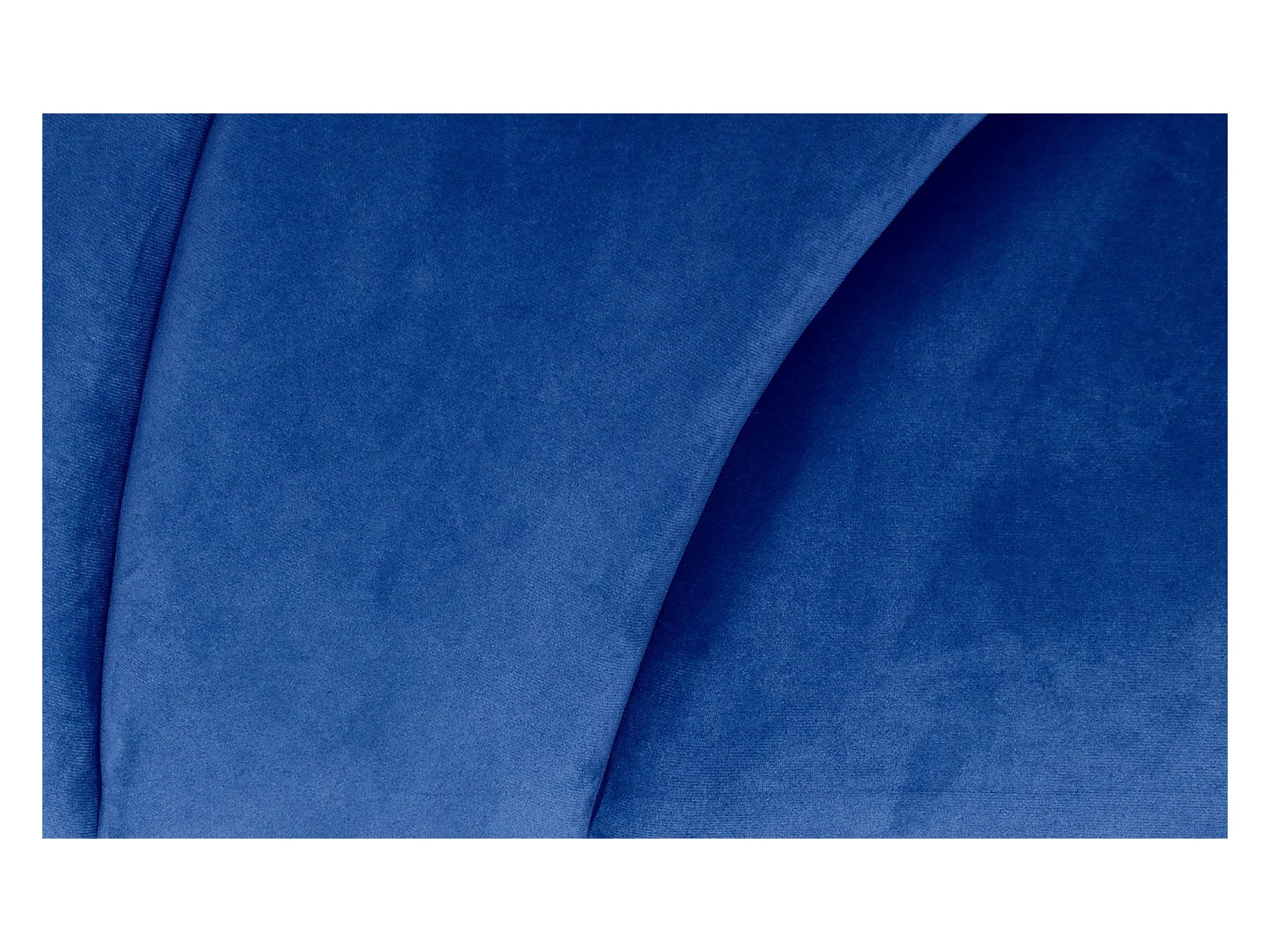 Testiera Letto in Velluto Blu Mermaid 160cm Design a Conchiglia