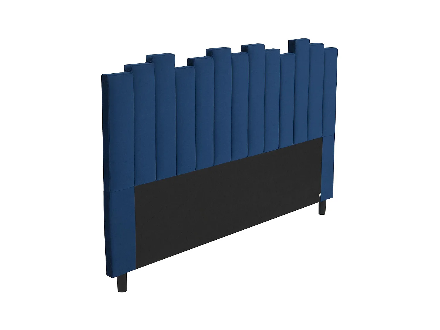 Testiera Lucky da 180 cm in velluto blu