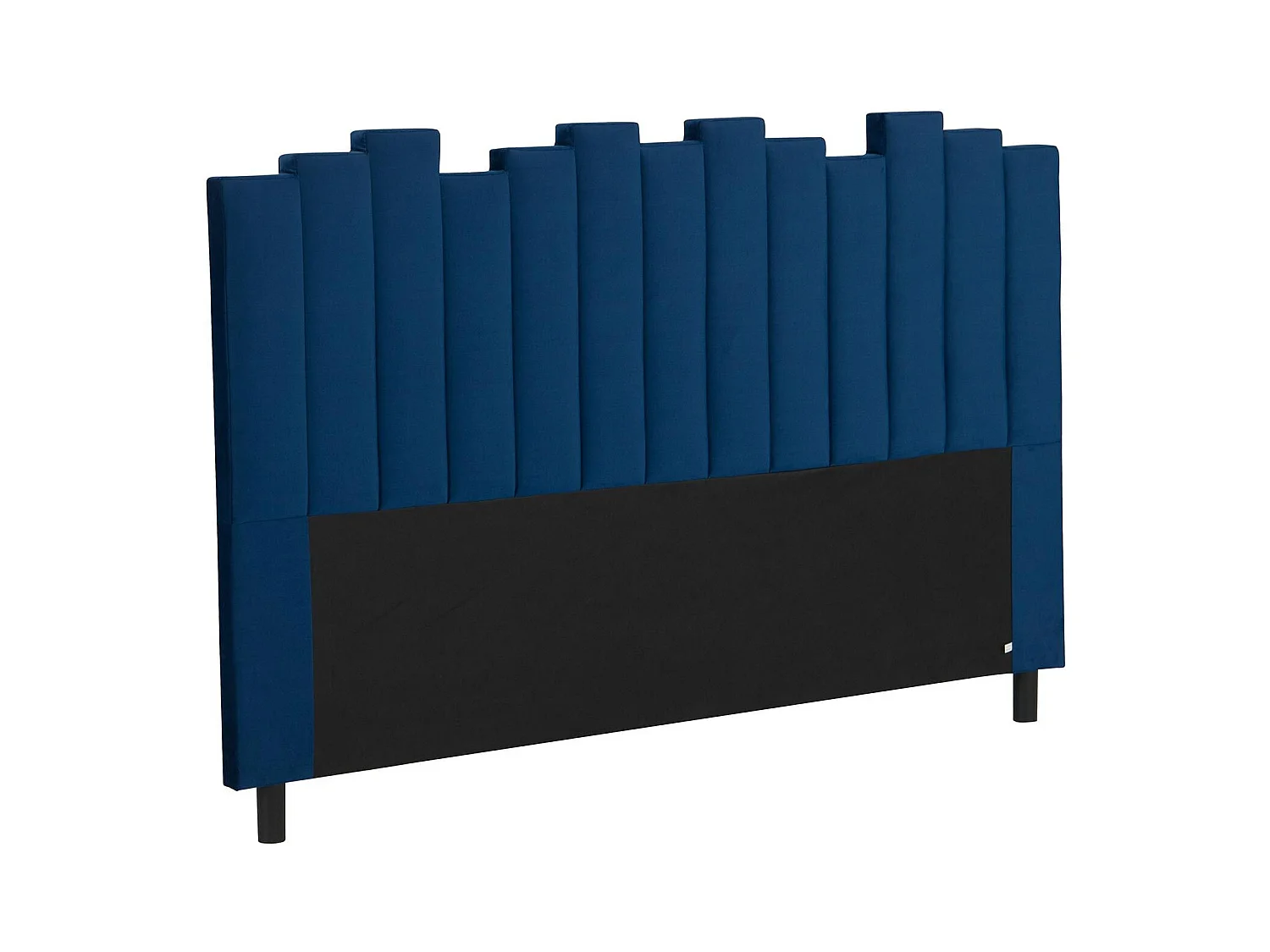 Testiera Lucky da 180 cm in velluto blu