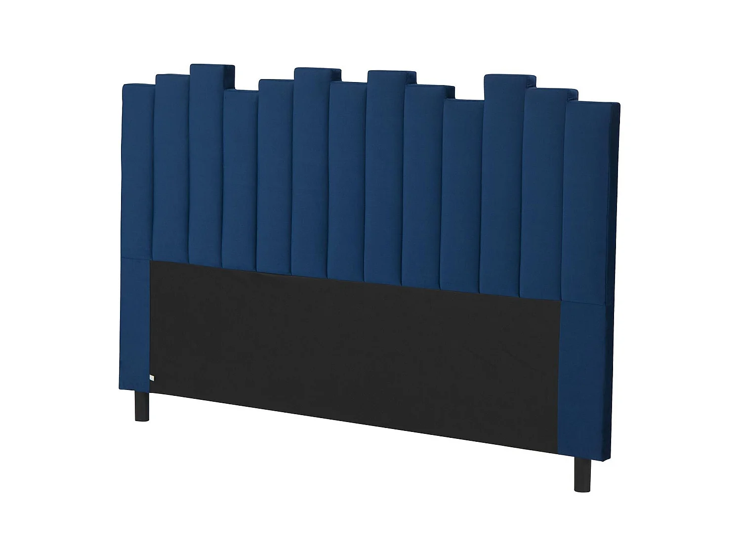 Testiera Lucky da 180 cm in velluto blu