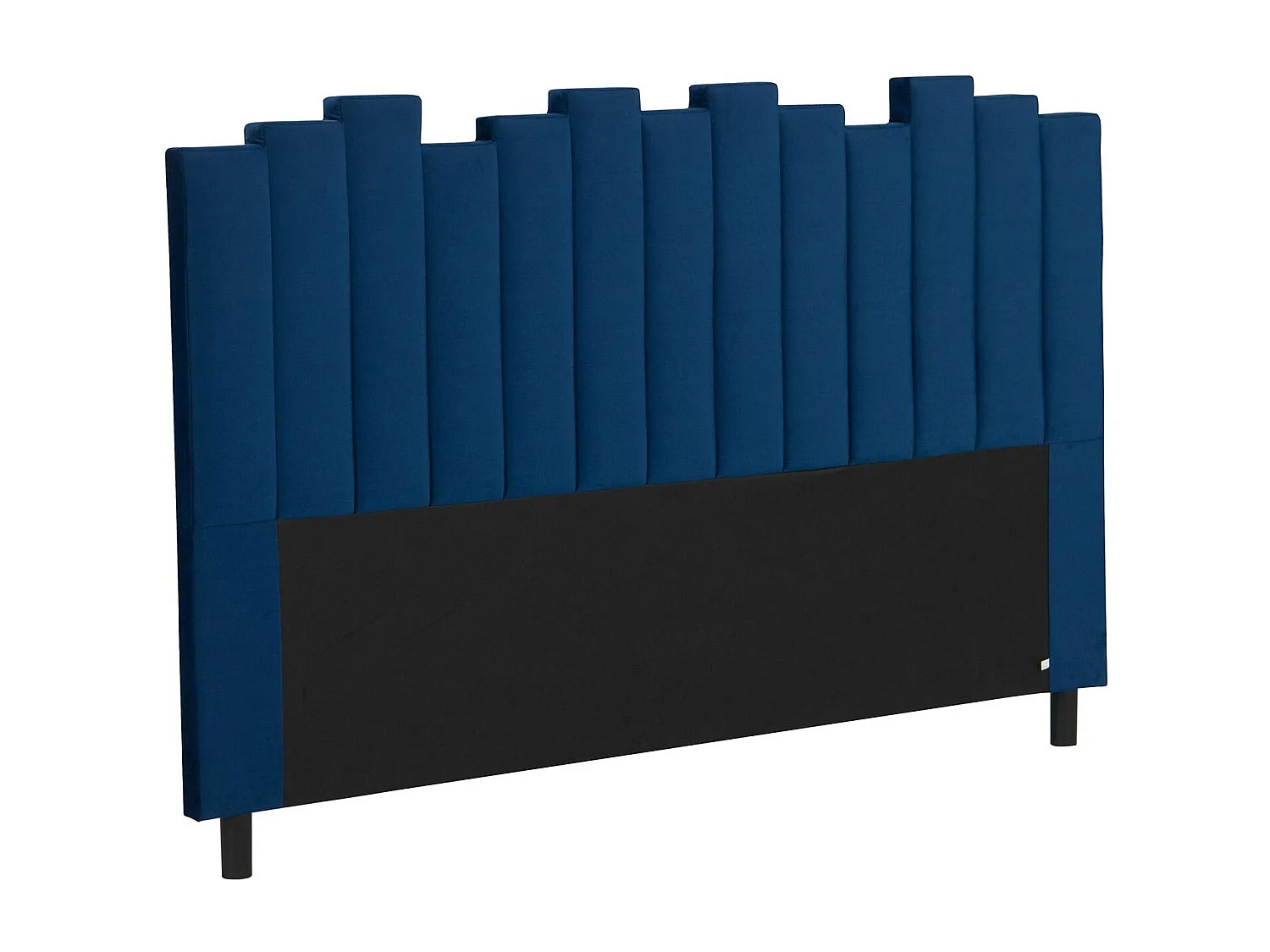 Tête de Lit en Velours Design "Kenty" 180cm Bleu