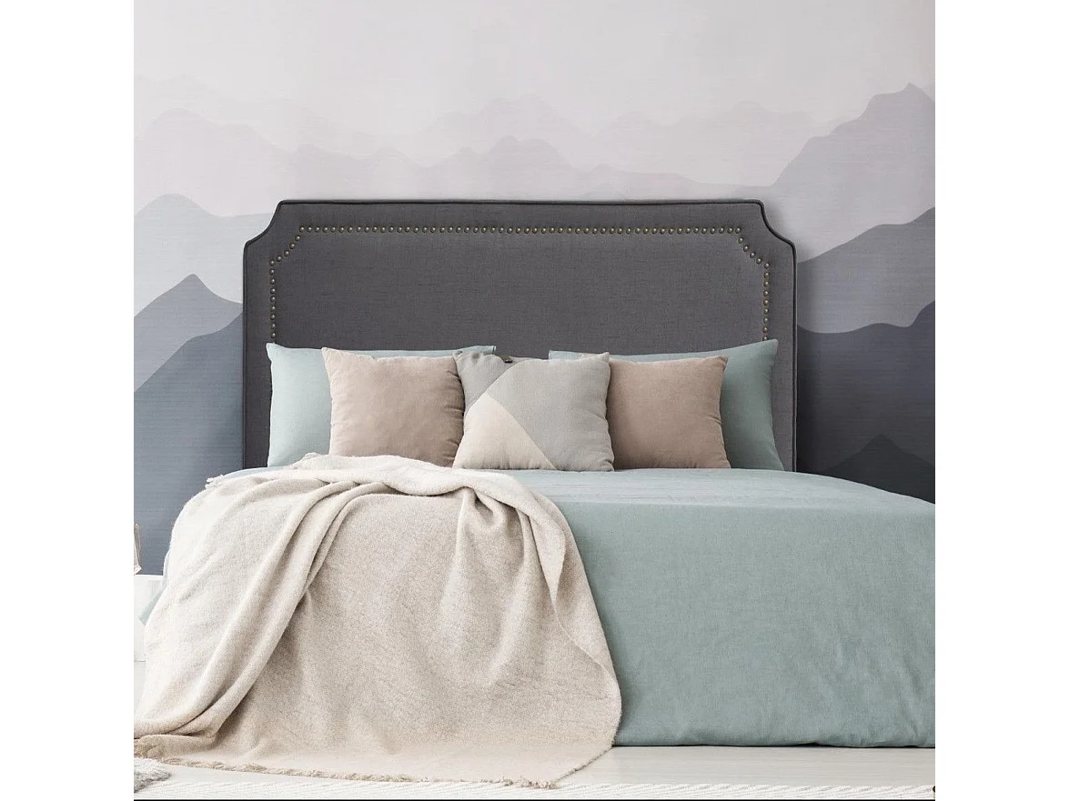 Tête de Lit  Design en Tissu "Selena" 180cm Gris