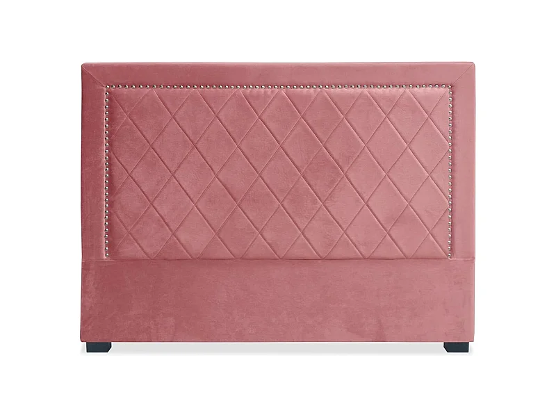 Tête de Lit Design en Velours "Sofia" 160cm Rose