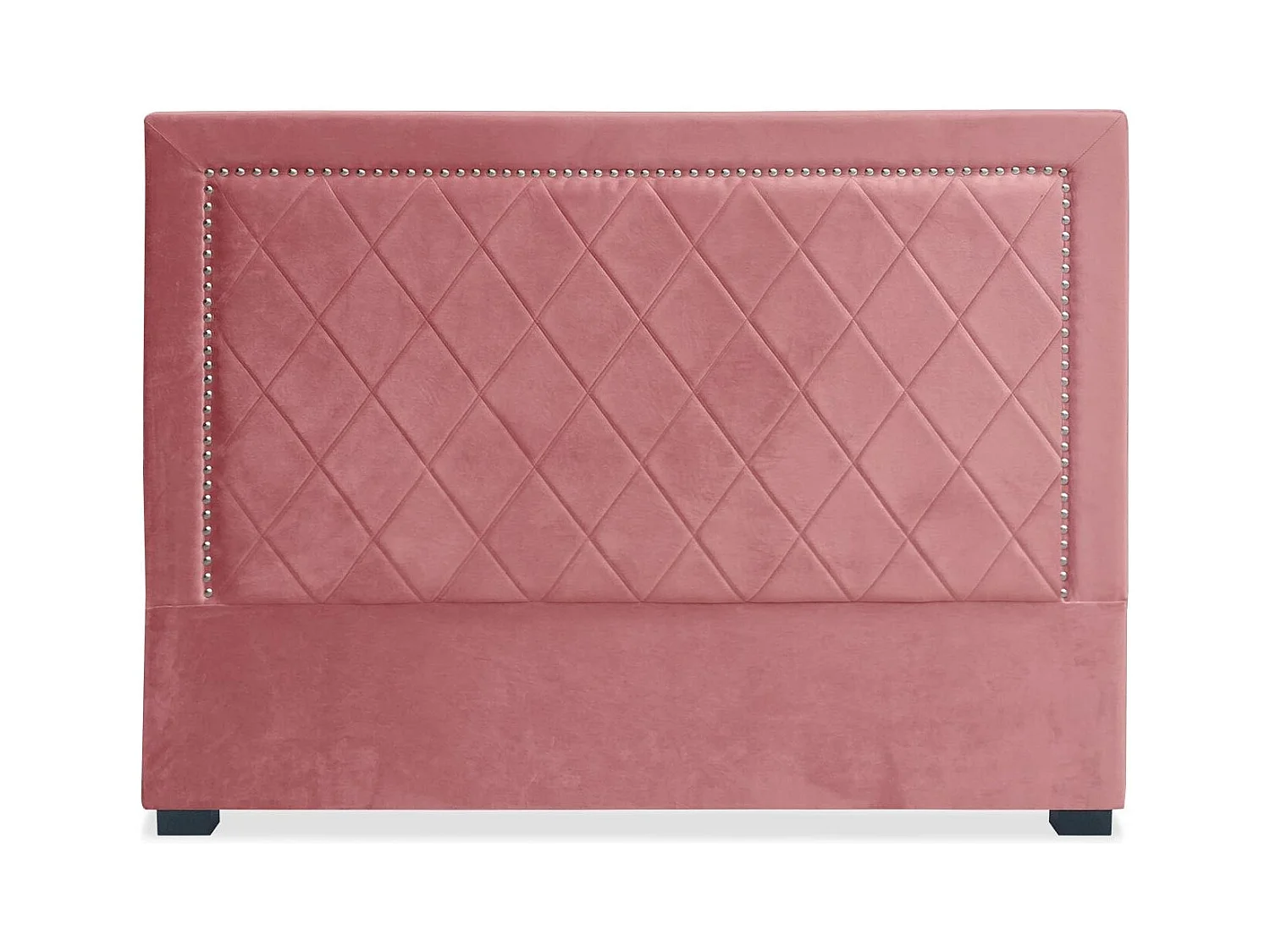 Tête de Lit Design en Velours "Sofia" 160cm Rose