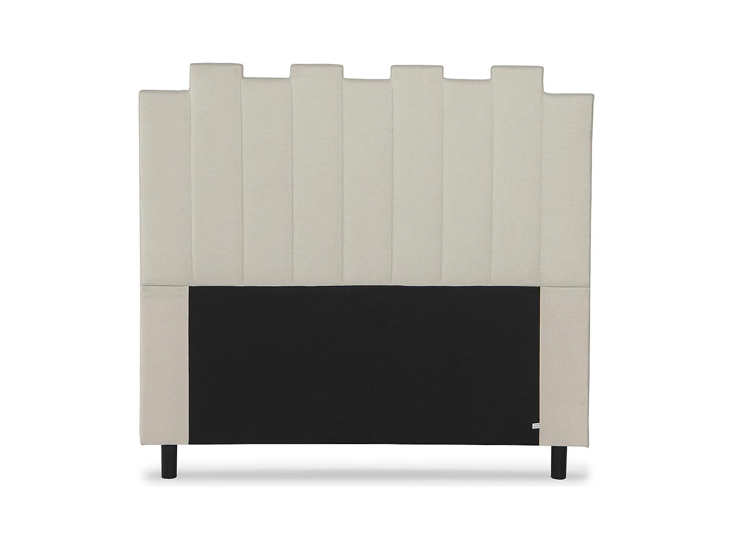 Testiera Lucky da 140 cm in tessuto beige