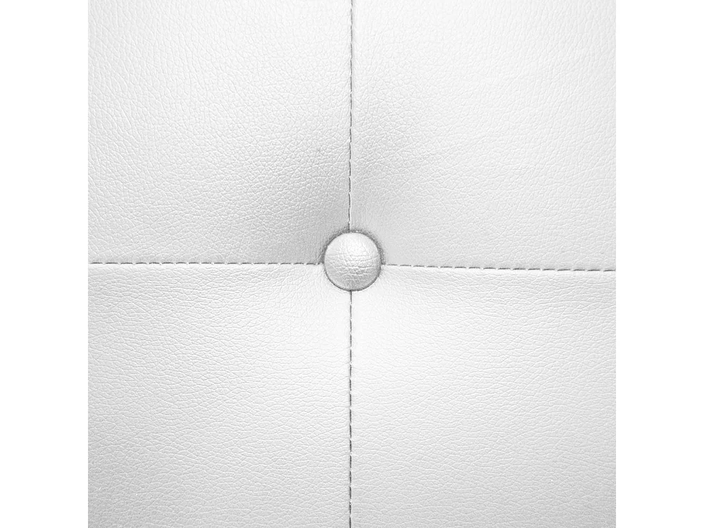 Tête de Lit Capitonnée "Amor" 180cm Blanc