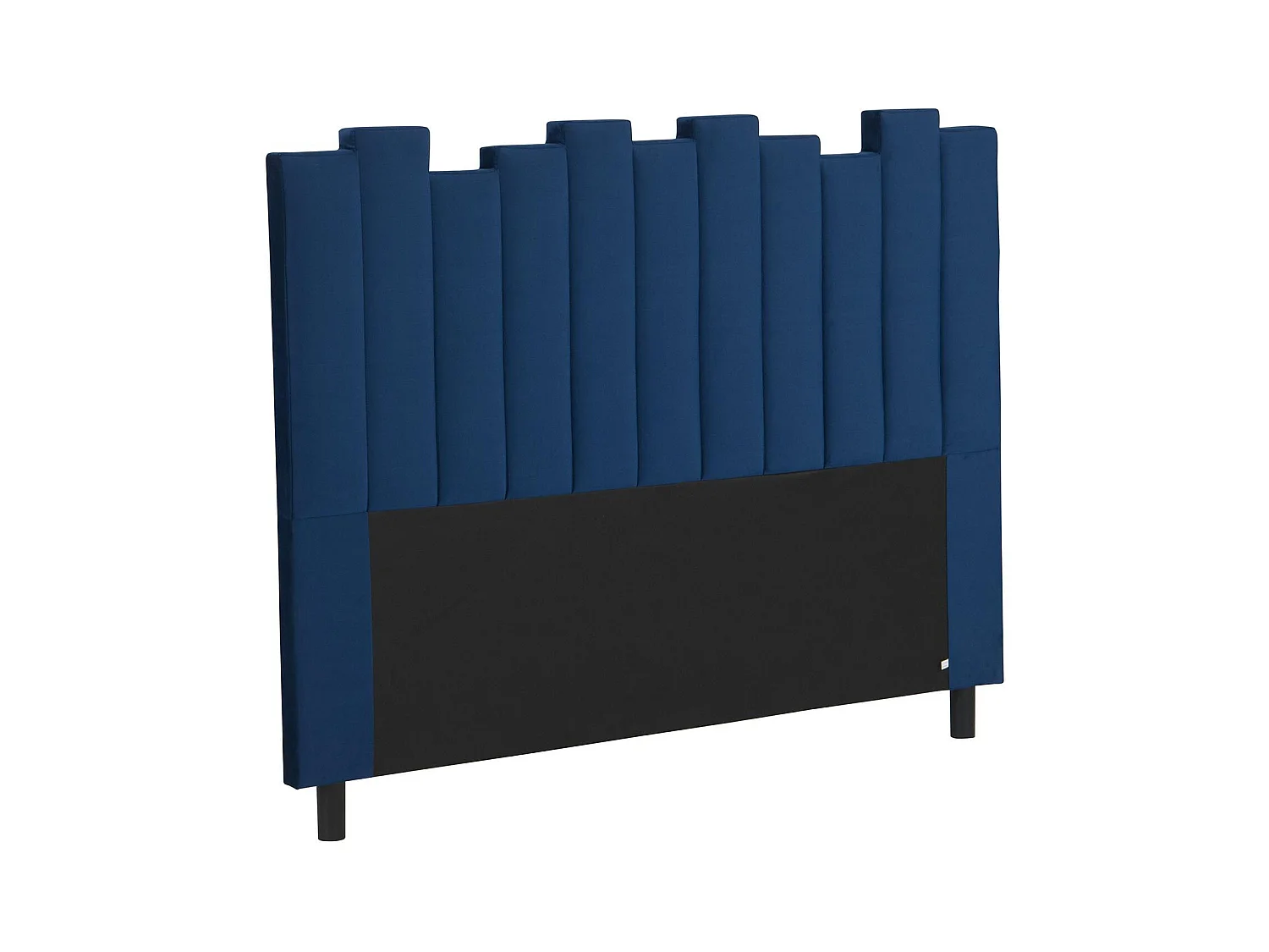 Tête de Lit en Velours Design "Kenty" 160cm Bleu