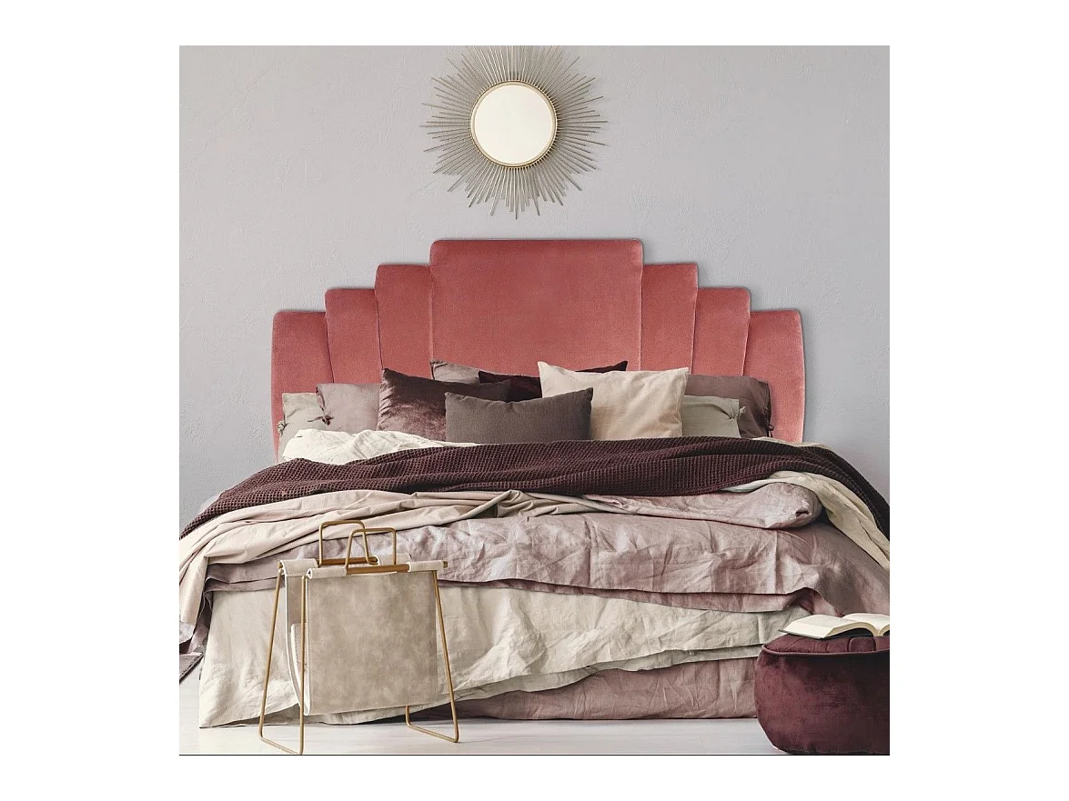 Testiera Arena 180 cm VELLUTO ROSA