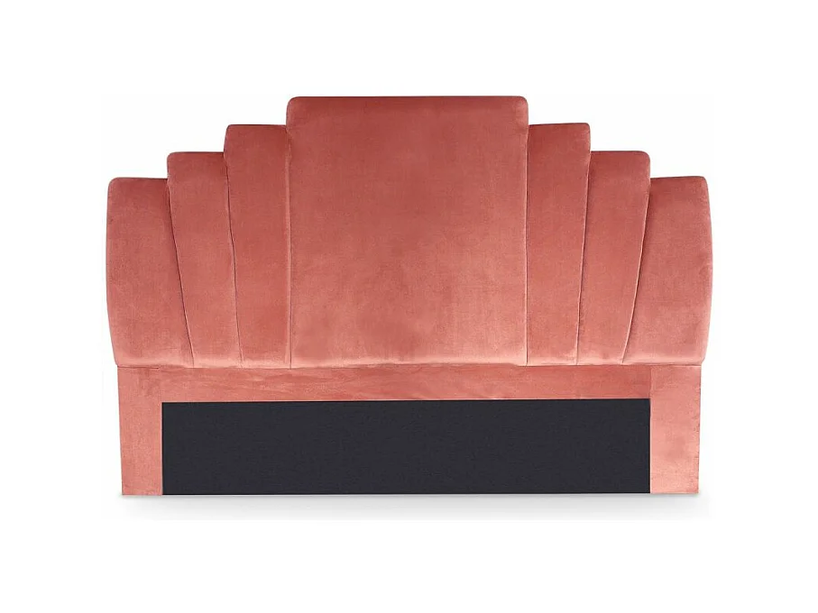 Tête de Lit en Velours "Renaya" 180cm Rose