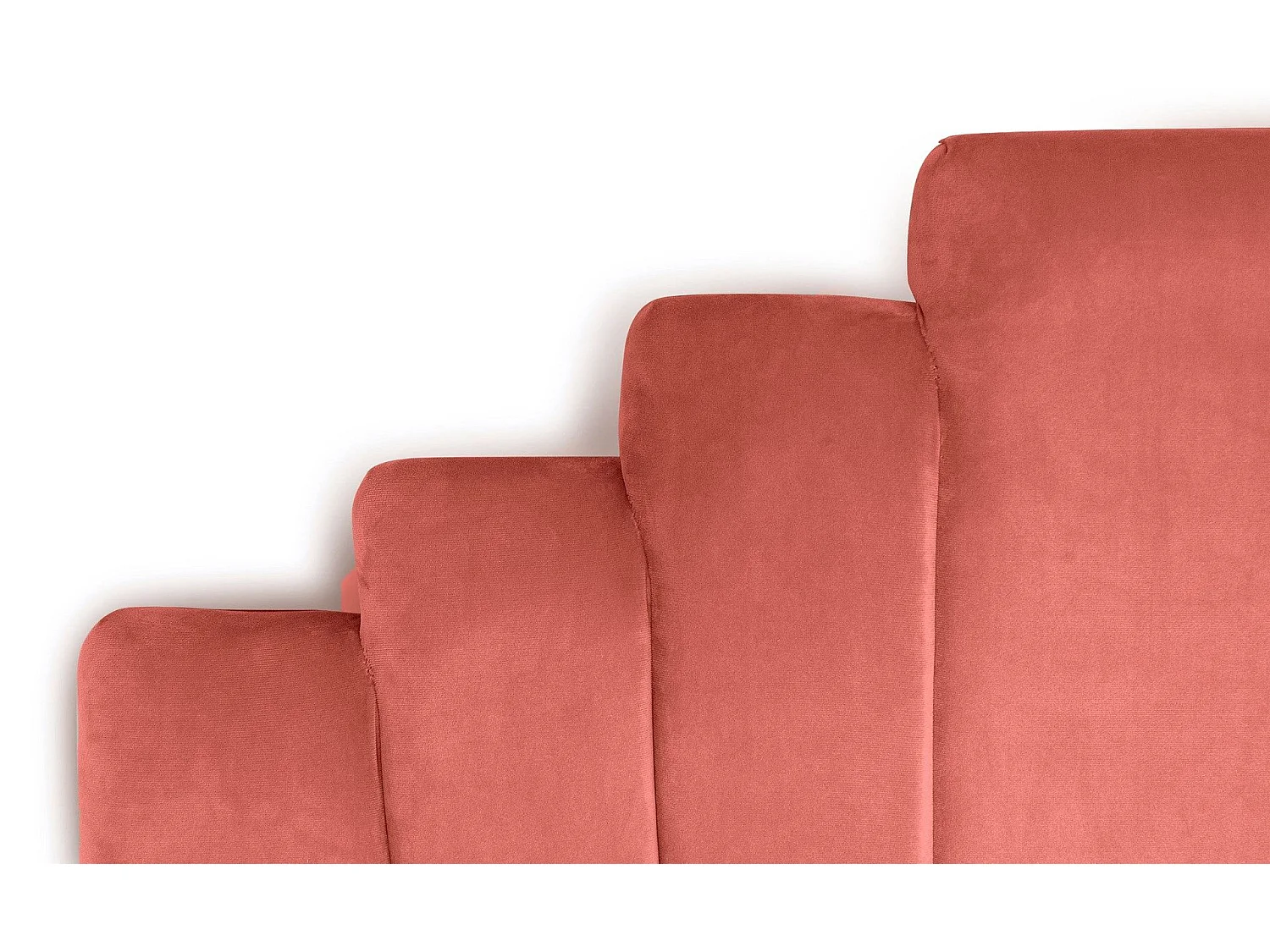 Samt Kopfteil Rosa "Renaya" 180cm - Eleganz und Sanftheit