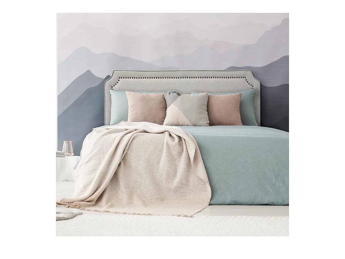 Tête de Lit  Design en Tissu "Selena" 180cm Beige