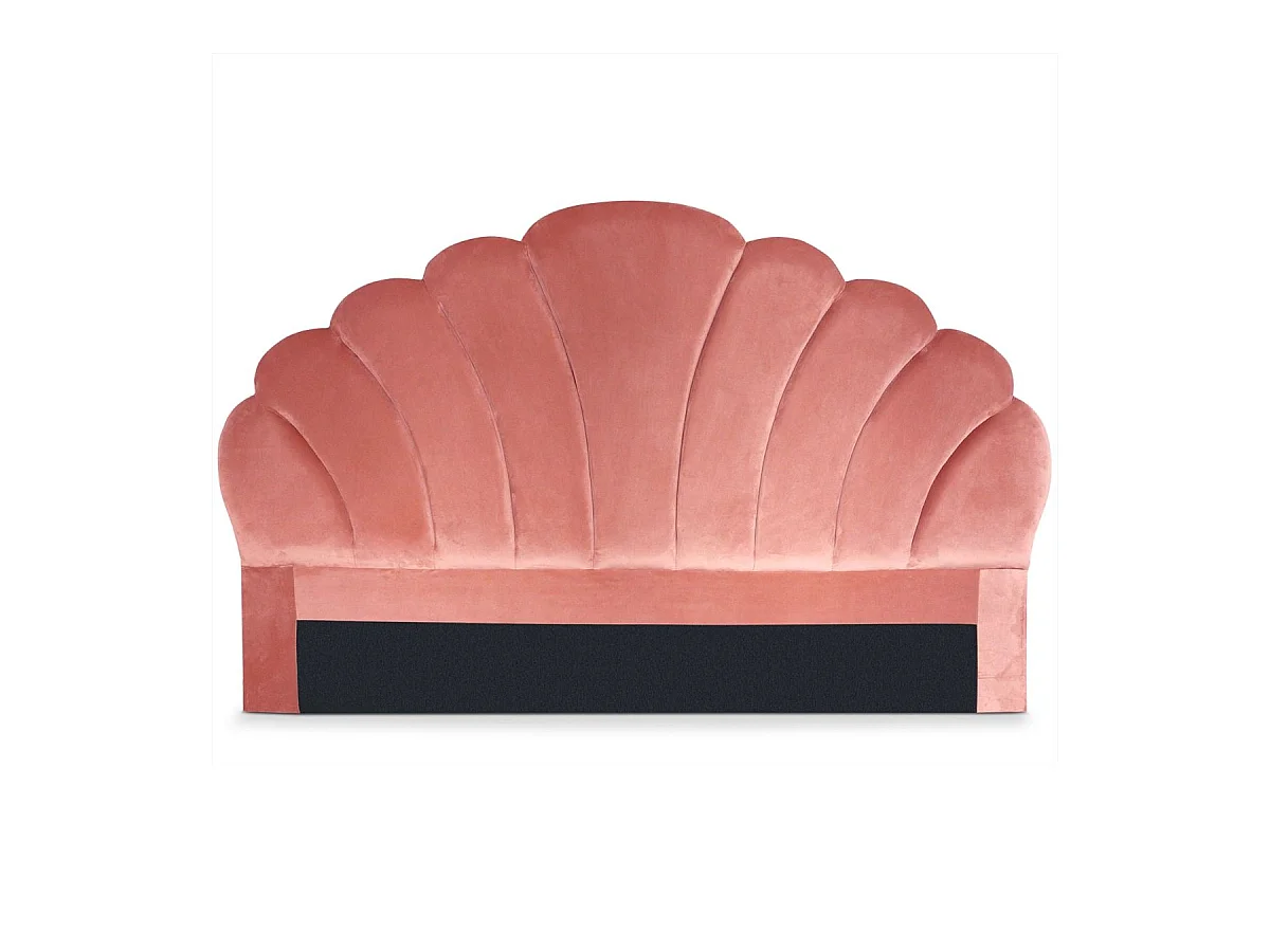 Testiera Mermaid 180 cm Velluto Rosa