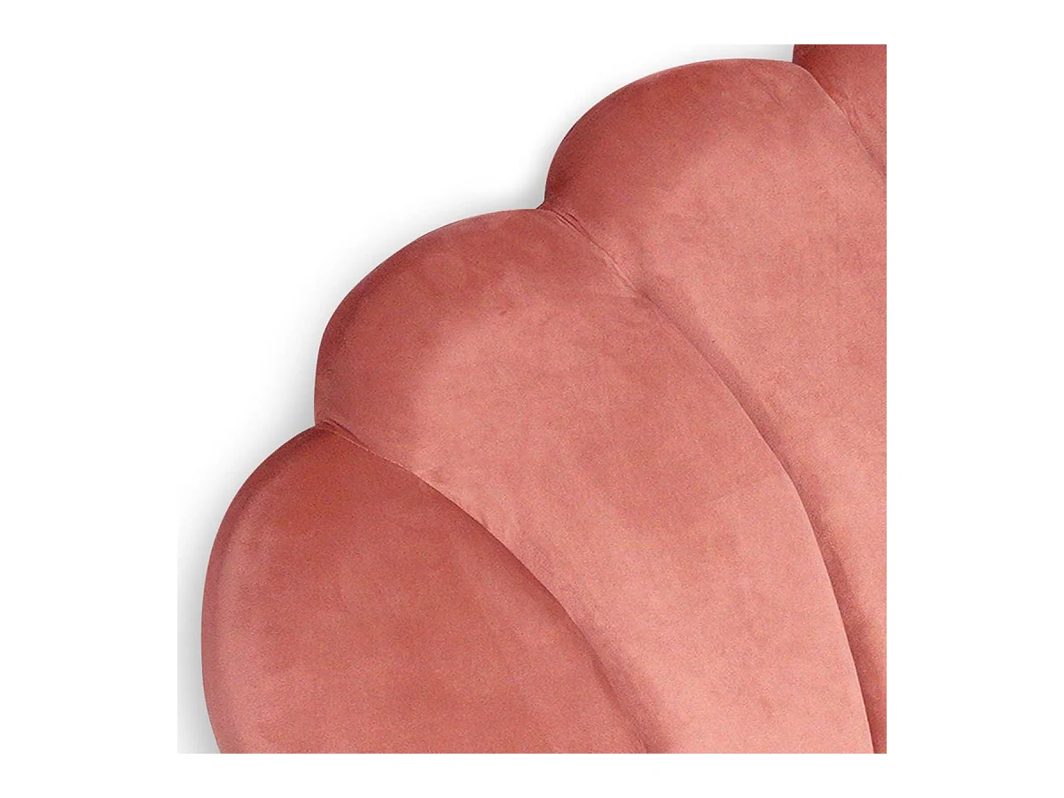 Testiera Mermaid 180 cm Velluto Rosa