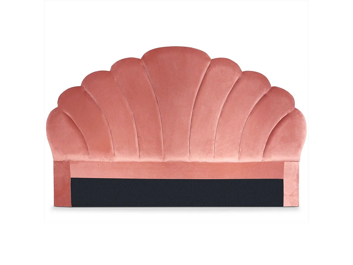 Tête de Lit en Velours "Shelly" 180cm Rose