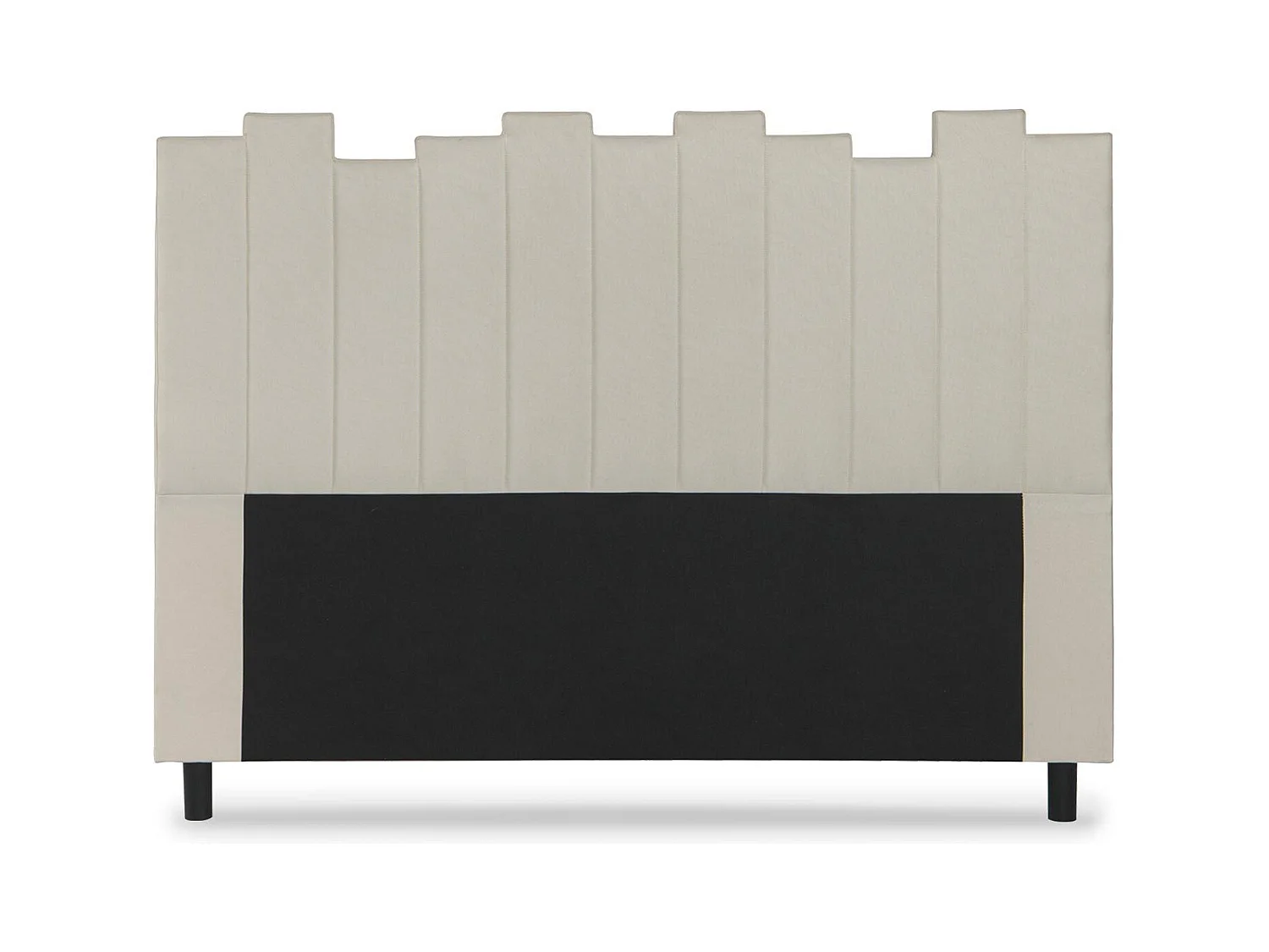 Tête de Lit en Tissu Design "Kenty" 160cm Beige