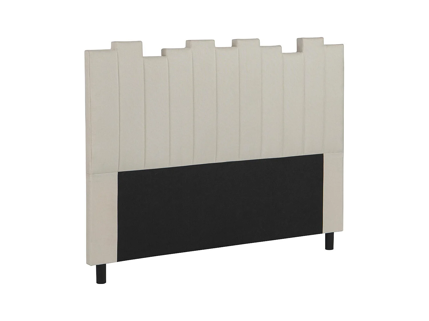 Tête de Lit en Tissu Design "Kenty" 160cm Beige