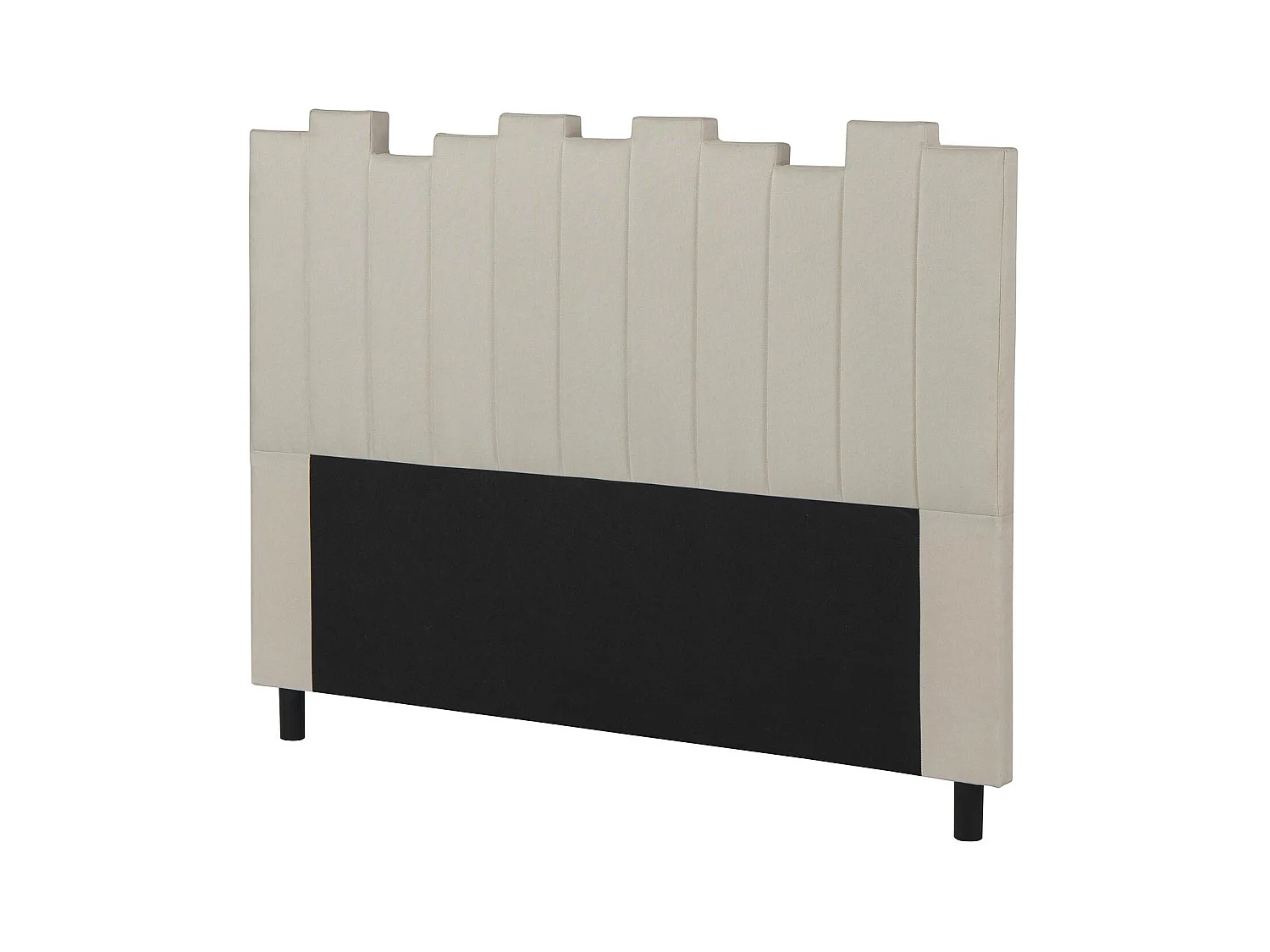 Tête de Lit en Tissu Design "Kenty" 160cm Beige