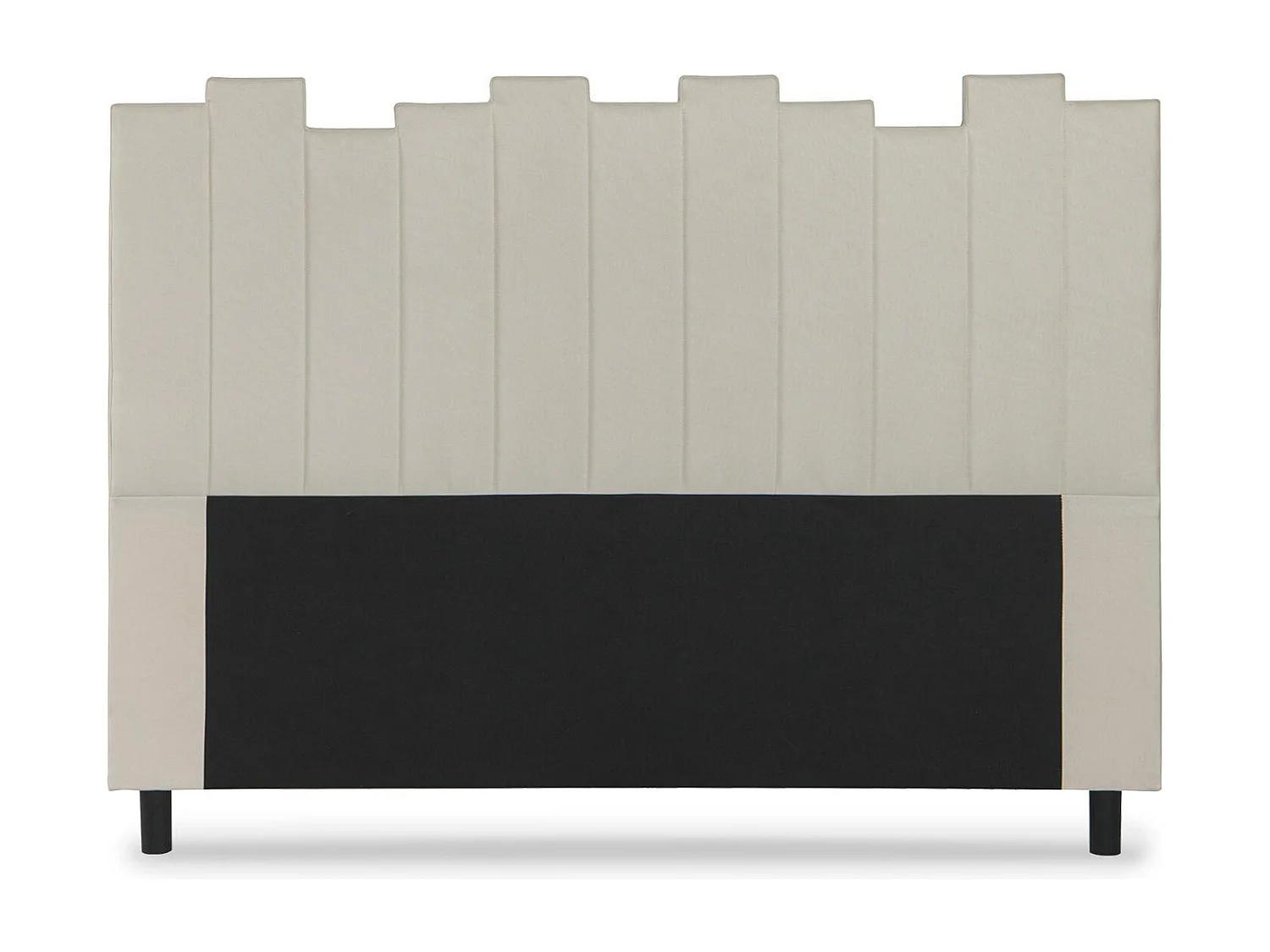 Tête de Lit en Tissu Design "Kenty" 160cm Beige