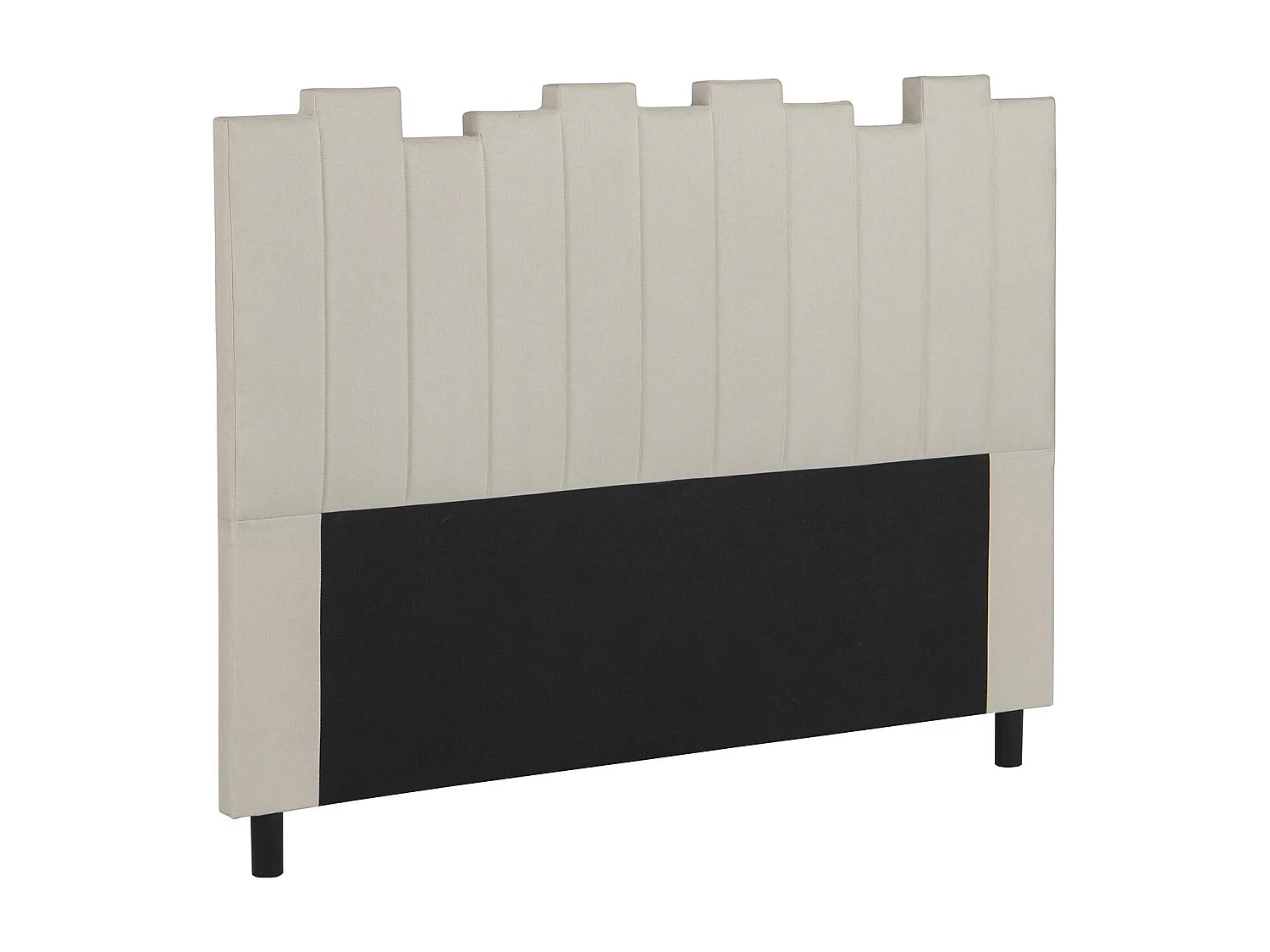 Tête de Lit en Tissu Design "Kenty" 160cm Beige