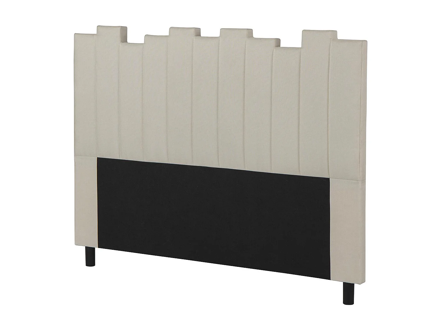 Tête de Lit en Tissu Design "Kenty" 160cm Beige