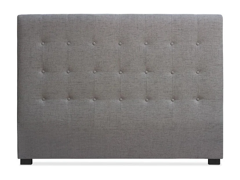 Tête de Lit Capitonnée en Tissu "Amor" 160cm Taupe