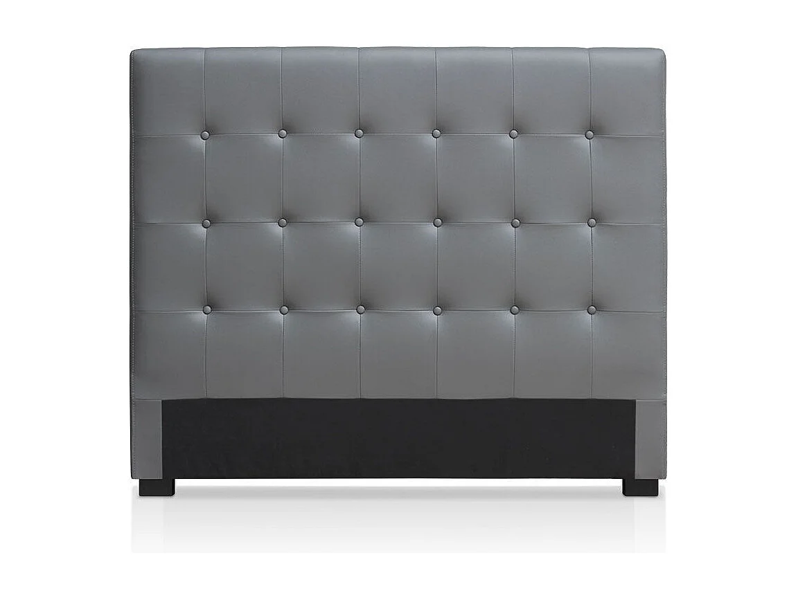 Testiera Luxor da 140 cm grigia