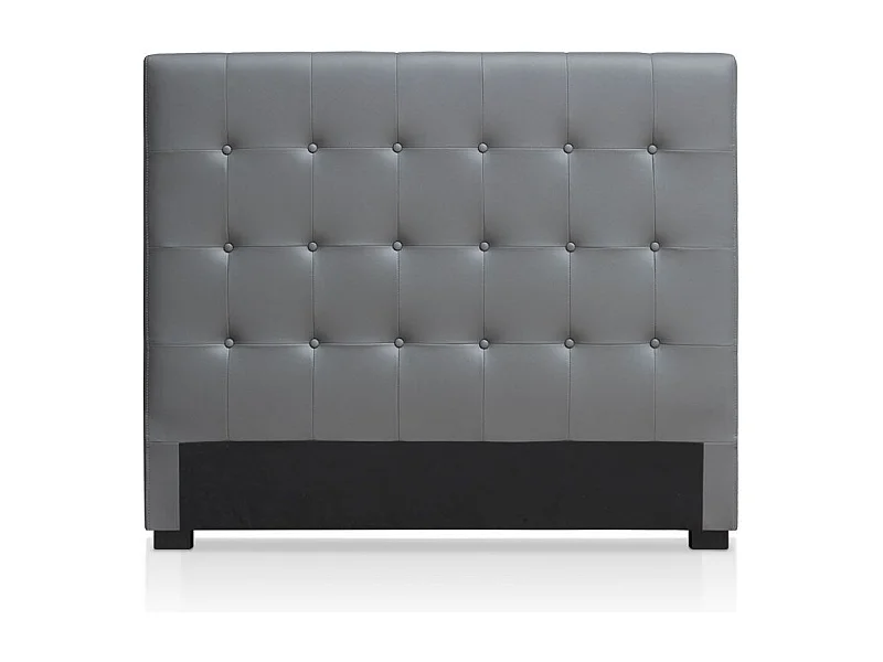 Tête de Lit Capitonnée "Amor" 140cm Gris